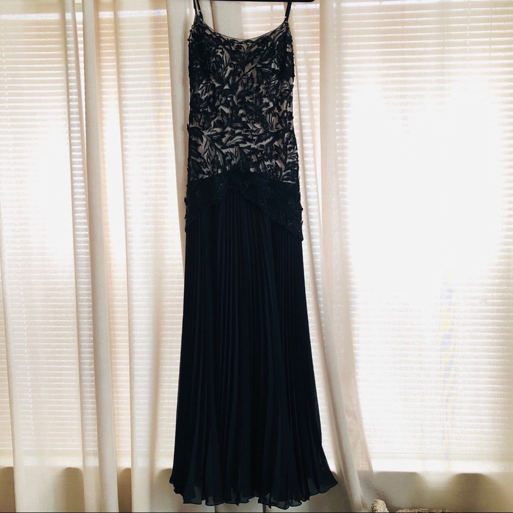 Sue Wong Long Elegant Black Dress